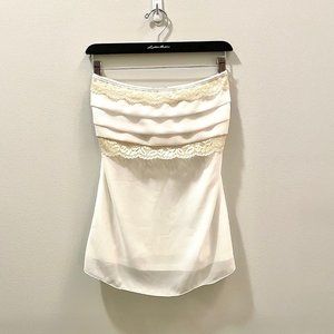 White and Beige Intimissimi Top.